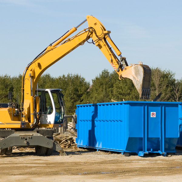 what are the rental fees for a residential dumpster in Orchard Park